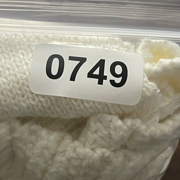 Free People Womens XS Cable Knit Sweater Shorts High Waisted Belted Ivory BOHO - Picture 8 of 10